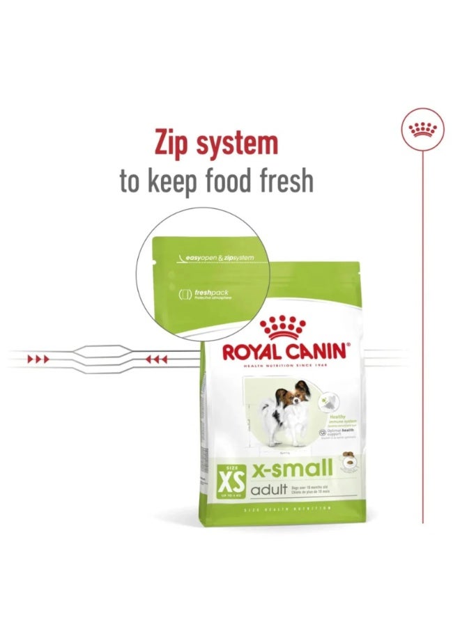 Royal Canin Size Health XS Adult Dry Dog Food - 1.5kg - Image 2